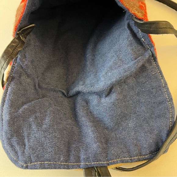 Wool Crossbody Bag Native American-inspired pattern - Picture 6 of 7